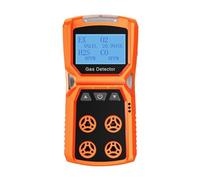 Détecteur de gaz, Détecteur Multi-gaz, Compteur de gaz O2 H2S CO LEL 4 en 1, oxygène, sulfure d'hydrogène, monoxyde Carbone, détecteur Fuite Combustible(Gas Detector)