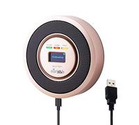 Détecteur de Gaz, LPG/Gaz Naturel/Gaz de Ville Capteur, Alimenté par USB Détecteur de Fuite de Gaz Propane/Butane/Méthane, Alarme avec Son et lumière pour la Cuisine de la Maison Domicile (Champagne)
