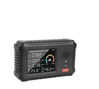 Détecteur de Gaz, Moniteur de qualité de l'air Capteur de dioxyde de Carbone Analyseur de gaz Multifonctionnel Bureau à Domicile Testeur d'air extérieur TVOC HCHO Détecteur de gaz CO2