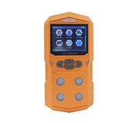 Détecteur de gaz, O2 H2S CO EX 4 en 1 écran Couleur Alarme de détecteur Fuite Multi-gaz composé Pratique(Yellow (no Pump))