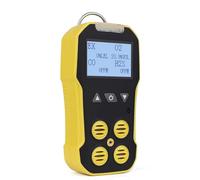 Détecteur de Gaz Portable 4 en 1 pour O2, CO, H2S et LEL, Moniteur Multigaz Rechargeable USB avec Alarme Sonore, Lumineuse et Vibrante, IP65 Étanche, Qualité Industrielle pour Espaces Confinés