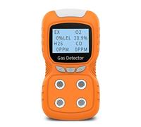Détecteur de gaz Portable multigaz 4 en 1 CO H2S O2 avec analyseur et écran LCD, Alarme sonore, Lumineuse et vibratoire Surveillance Rapide