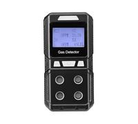 Détecteur De Gaz Portable Rechargeable 4, Moniteur Multigaz, Testeur Et Analyseur Qualité L'air Haute Précision, EX O2 H2S CO en 1 Rapide Et PréCis
