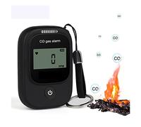 Détecteur de gaz portatif, Détecteur de monoxyde de Carbone Portable for véhicule Analyseur de gaz CO Compteur Moniteur mesurant 0-1000PPM pour la Maison et Le Camping-Car