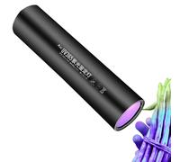 Détecteur De Lampe De Poche UV - Lumière Noire Portable | Appareil De Détection De Fluorescence | Lampe UV Compacte En D'aluminium, Lentille Filtrante En Graphite, Pour Contrôle Ponctuel, Insp