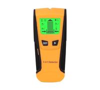 Détecteur De Métaux 3 en 1, Scanner Mural Portable, Montants en Bois, Détecteur Mural AC Live, Colonne, Détecteur De Tension De Fil Métallique for La Décoration Confortable à Utiliser(Yellow)