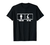Détecteur de métaux amusant pour la pêche à la saleté de votre fils, de mon fils, de papa, de maman T-Shirt