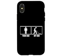 Détecteur de métaux Amusant pour la pêche à la saleté de Votre Papa, de ma Fille Coque pour iPhone X/XS