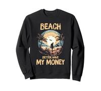 Détecteur de métaux de Plage pour Chasse au trésor Sweatshirt