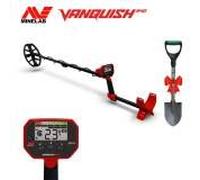 Minelab Vanquish 340 Détecteur de Métaux Multi-Fréquences Auto-Sélection pour Adultes avec V10 10 "x7 Double-D Waterproof Coil (3 Modes de Détection)