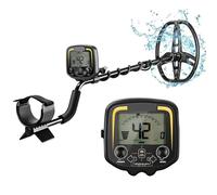 Detecteur de Metaux, Détecteur de métaux Souterrain Professionnel de Profondeur 2,5 m Scanner de Recherche Détecteur d'or Chasseur de trésors Pinpointer 11 Pouces