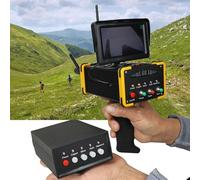 Détecteur de métaux, détecteur d'or et de Diamants, Longue portée, pour la Recherche de trésors souterrains (Or, Argent, cuivre, Diamants), Machine de Prospection archéologique, Jaune