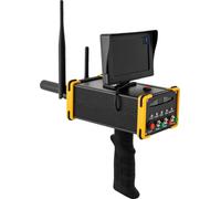 Détecteur de métaux, écran LCD, zone de recherche 990 m, détecte l'or, l'argent, le cuivre, les diamants, noir