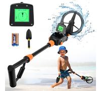 Detecteur de Metaux Enfants, Dispositif de Recherche de Métaux léger avec Affichage LCD et Son, Détecteur de Métaux Très Sensible avec Bobine de Recherche étanche, pour Enfants ou Débutants