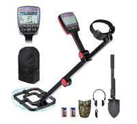 Détecteur de métaux étanche avec haute précision, écran LCD, mémoire localisée et mode bijoux pour trouver de l'or, des pièces de monnaie et des trésors