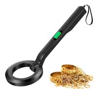 Détecteur de métaux, étanche IP54, détecteur de métaux portable haute sensibilité avec alertes sonores et vibrantes, détecteur de métaux portable à balayage à 360°, détecteur de trésors métalliques