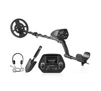 Détecteur de métaux for Adultes, détecteur Souterrain, d'or, chercheur trésors, Instrument détection Portable(Grey)