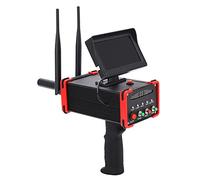 Détecteur de métaux, Kit de détecteur d'or en métal à écran HD avec écouteur, Treasure Finder Metal Scanner Search Range 99 mètres Détection de Profondeur 16M pour Or Argent Cuivre(EU)