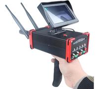 Détecteur de métaux, kit détecteur d'or avec écran HD, Scanner de métaux pour Chasseur de trésors, portée de Recherche de 99 mètres, Profondeur de détection de 16 mètres pour l'or, l'argent