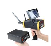 Détecteur de métaux, kit détecteur d'or avec écran HD, Scanner de métaux pour Chasseur de trésors, portée de Recherche de 99 mètres, Profondeur de détection de 16 mètres pour l'or, l'argent