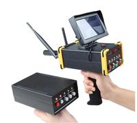 Détecteur de métaux, longue portée, chasseur de trésors souterrain, scanner de cuivre doré argenté pour une utilisation en extérieur