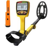 Détecteur de métaux Longue portée, étanche et Pliable pour la Prospection aurifère souterraine.