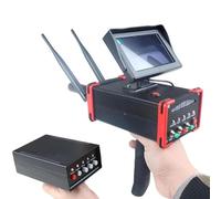 Détecteur de métaux Longue portée pour Or, Argent, Pierres précieuses et Diamants, idéal pour la Recherche souterraine de trésors (Profondeur 16 m, portée 100 m). Appareil de Prospection Arc