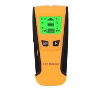 Détecteur de métaux Mural 3 en 1, détecteur Professionnel Profondeur, Recherche Goujons métal et Bois, Tension AC, détection Fil sous, Scanner, boîte électrique pour la Plage ou Le Jardin(Giallo)