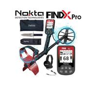 Nokta FINDX Détecteur de Métaux, Détecteurs de métaux avec Bobine étanche de 28 cm pour Or, Pinpoint, Batterie Rechargeable (écouteurs, Sac de Transport, Pelle)