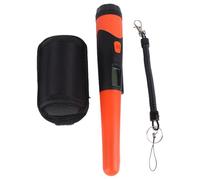 Détecteur de métaux Orange, écran LCD Haute sensibilité, Recherche de trésors, sonde de repérage pour Aventure en Plein air, Chasse au trésor, Plastique 24 cm