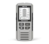Détecteur de métaux portable 6 en 1 Détecteur de goujons Fil AC Détection Bois Écran LCD HD Outil de bricolage