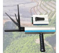 Détecteur de métaux portable avec 4 modes, longue portée de 12 m de profondeur pour débutants, détecteur de trésors durable et traqueur