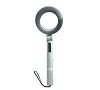 Détecteur de métaux portable léger avec corps en plastique solide Compact parfait pour la sécurité des voyages et la chasse trésor Petit transducteur de métal