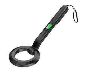 Détecteur de métaux portable : noir, scanner profond haute sensibilité, écran LCD, profondeur de détection réglable, batterie longue durée, mode d'économie d'énergie, prise en main ergonomique |