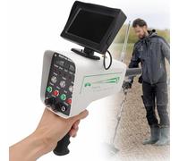 Détecteur de métaux portable, outil de détection de trésors professionnel, outil de détection de haute précision en cuivre doré, argenté, avec écran LED, pour exploration souterraine en plein air