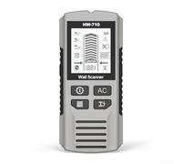 Détecteur de métaux portable pour un usage domestique localise efficacement le bois, le métal et les fils CA (blanc)