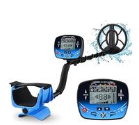 Détecteur de métaux pour Adultes, Détecteur de métaux Souterrain Professionnel avec Bobine Recherche étanche IP68 9,8 Pouces, écran LCD rétroéclairage