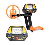 Détecteur de métaux pour Adultes, Détecteur d'or Souterrain Professionnel MD-4080 for localiser Les Chasseurs de trésors pour détecteur d'or(Orange)