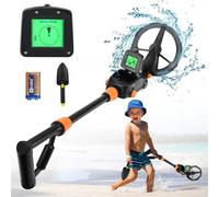 Détecteur de Métaux pour Enfants, avec Affichage LCD et Son, Détecteur de Métaux Très Sensible avec Bobine de Recherche étanche