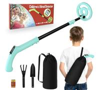 Détecteur de métaux pour Enfants, Détecteur de métaux réglable pour Enfants iTayga (24"-35"), Détecteur de métaux Professionnel Pliable, étanche et très léger (Seulement 0.88 pouds), Bleu