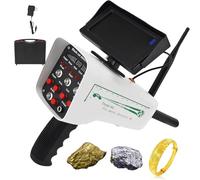 Détecteur de métaux pour la détection d'or, d'argent et de cuivre, portée de 1000 m, Profondeur de 30 m, Outil Professionnel pour la Recherche de trésors et la détection de Pierres.