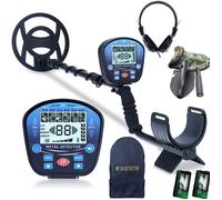 Détecteur de métaux professionnel 10” bobine étanche IP65 - 5 modes, écran LCD, tige réglable, accessoires