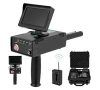 Détecteur de métaux professionnel avec écran LED, portée 1200 m et profondeur 30 m, idéal pour trouver l'or, l'argent, le cuivre, les diamants, les pierres précieuses