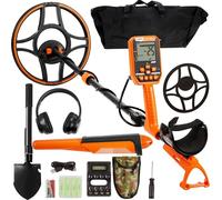 Détecteur de métaux professionnel - Détecteur de métaux 7 modes - Bobine de recherche 30cm - IP68 - Profondeur de plongée jusqu'à 3m - Détecteur d'or avec poignée réglable - Détecteur d'or avec oreill