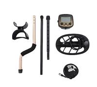 Détecteur de métaux Professionnel étanche, Bobine de Recherche, localisateur de trésors souterrains de Haute précision avec écran LCD pour Jardins, plages, Montagnes et Champs