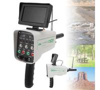 Détecteur de métaux professionnel, haute précision, 4 modes d'affichage LCD, étanche et portable pour trouver des trésors en plein air