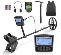 Détecteur de métaux professionnel - Outsunny - 5 modes détection haute précision, bobine étanche IP68, puce DSP avancée - gris foncé