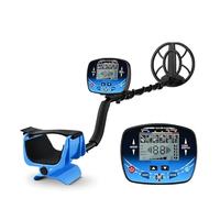 Détecteur de métaux réglable, détecteur d'or Souterrain, chercheur d'or portatif avec écran LCD Utilisation sous-Marine et sur la Plage(MD910B)
