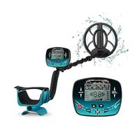 Détecteur de métaux Souterrain MD910, détecteur de Profondeur, détecteur d'or, pointeur de détection de trésors, Bobine étanche de 10 Pouces Utilisation sous-Marine et sur la Plage(MD910GH)