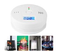 Détecteur de Monoxyde de Carbone - AUTREMENT - Alarme CO Fumée Portable - Pile - Écran Numérique - Blanc